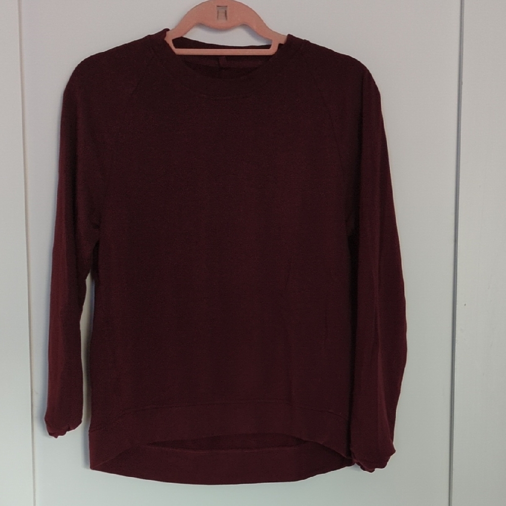 Burgundy Long Sleeve Sweater